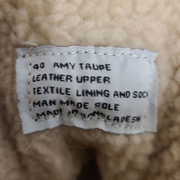 Steve Madden Taupe Real Suede Low Combat Boots 9 - Picture 10 of 10